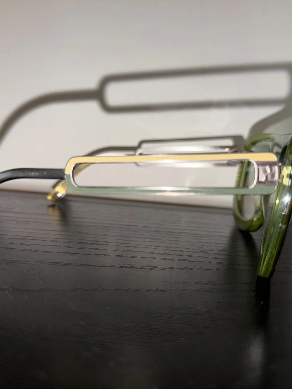 Fendi Olive Green Square Acetate Sunglasses